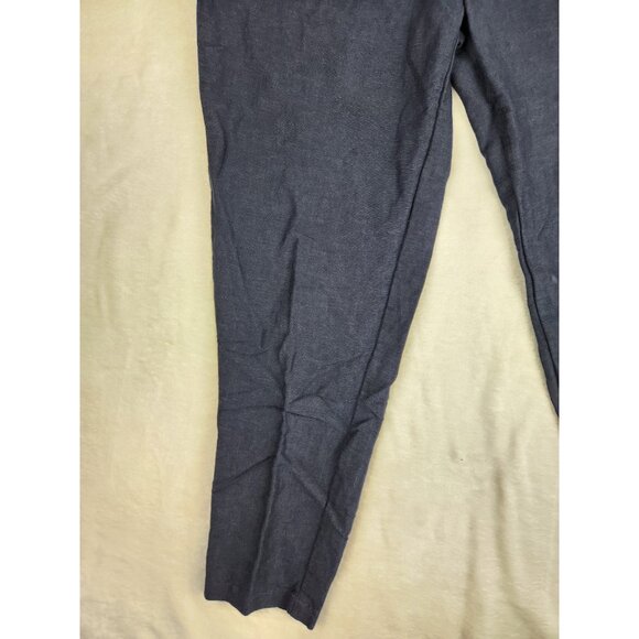 AX Armani Exchange Men's Linen Twill Chino Navy Blue Pants W31"x27" - Picture 3 of 16